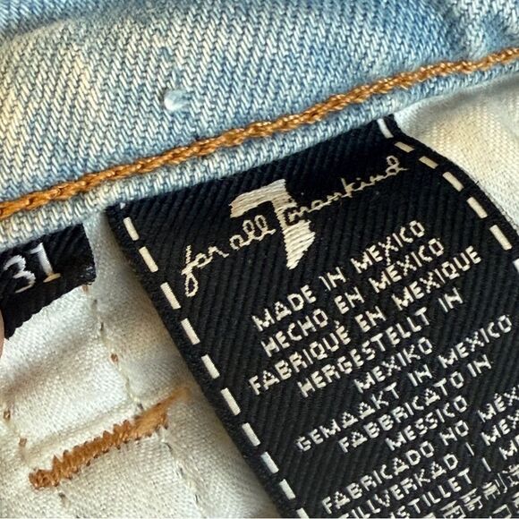 7 For All Mankind The High Waist Skinny Jeans 31 - Picture 5 of 13